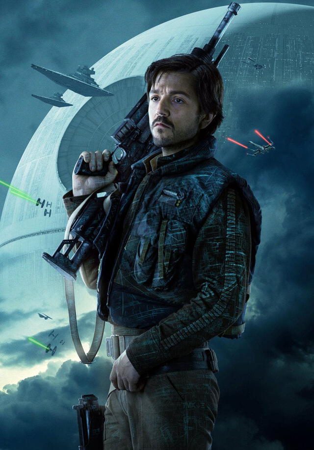 El protagonista de la serie es el capitán Cassian Andor que se convierte en espía rebelde, interpretado por Diego Luna. Foto: Disney Plus.