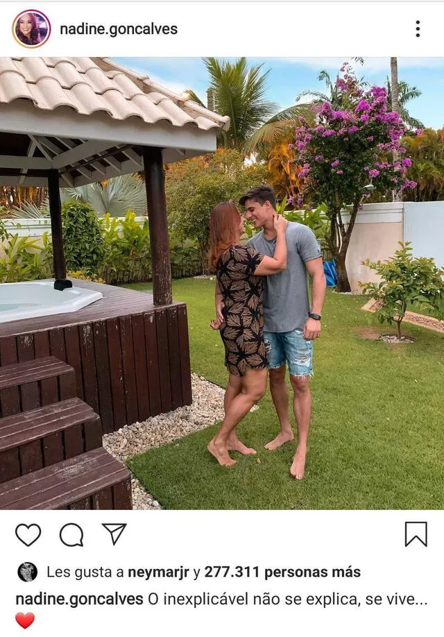 Neymar: madre presenta en Instagram a su joven pareja.