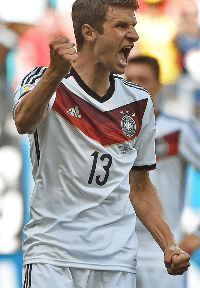 Thomas Muller ganó el Mundial Brasil 2014 con Alemania. Foto: AFP.