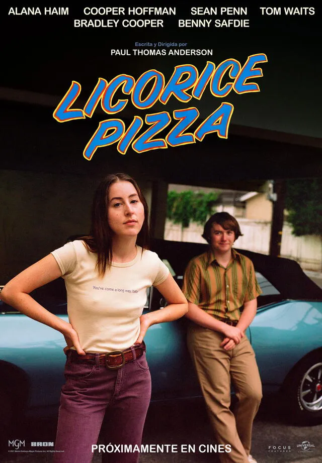 Licorice pizza está nominada a tres categorías en los Oscar 2022: mejor película, director y guion original.