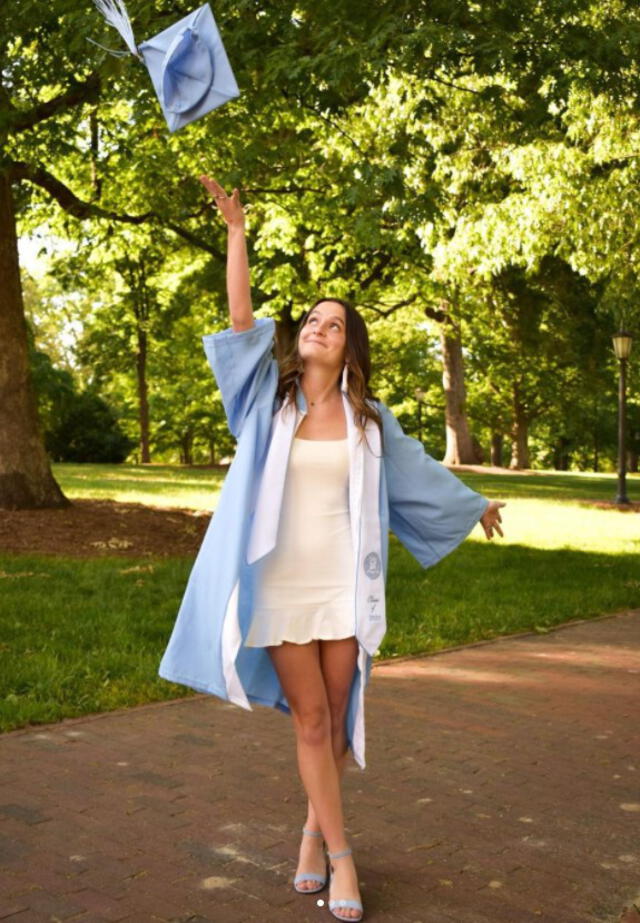 Zoë Roth culminó sus estudios universitarios en el 2021. Foto: captura de Instagram