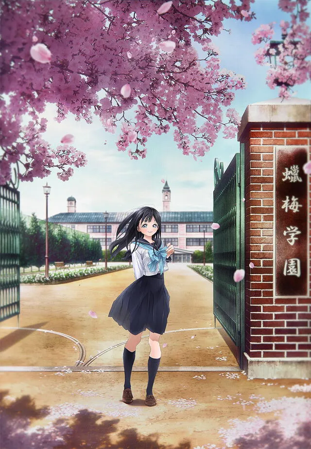 Key visual del anime "Akebi-chan no Sailor-fuku". Foto: Cloverworks