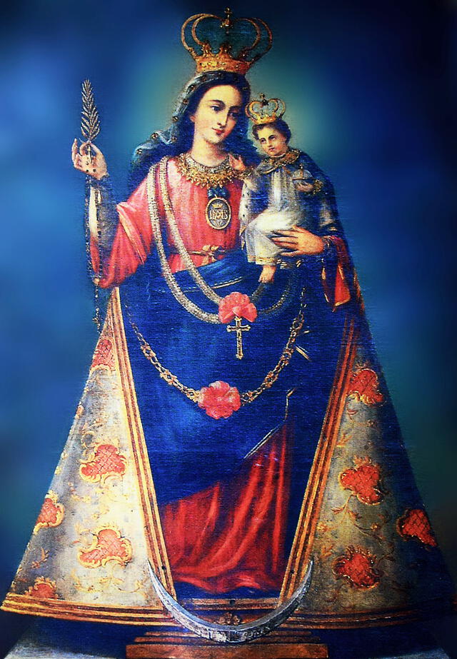  Imágenes de la Virgen del Rosario. Foto: difusión  