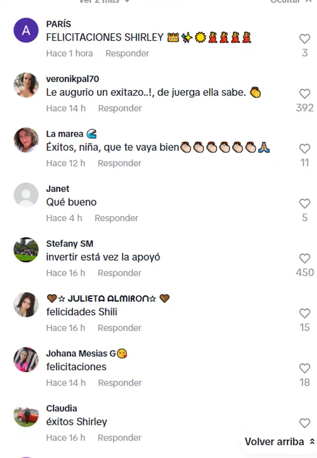 Publicación de Shirley Arica. Foto: captura/TikTok   