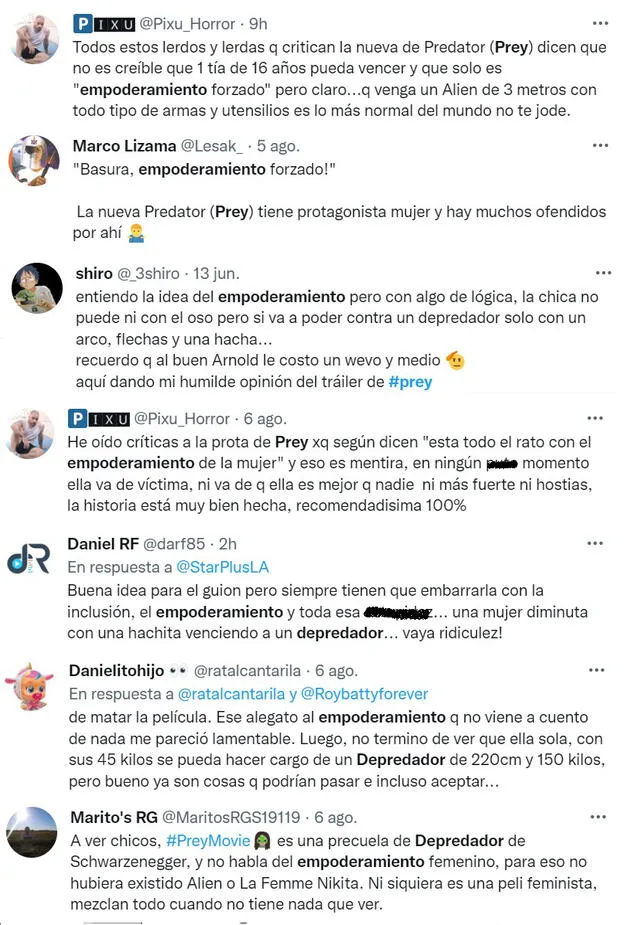 La polémica en redes sociales: Foto: captura de Twitter