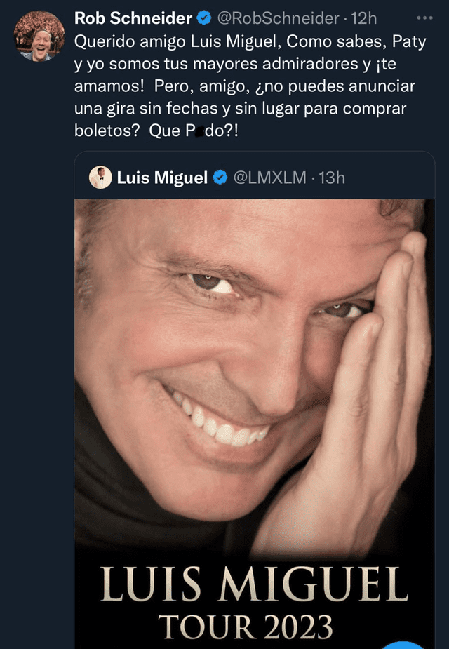 Luis Miguel concierto en México fechas, precio de boletos, preventa y