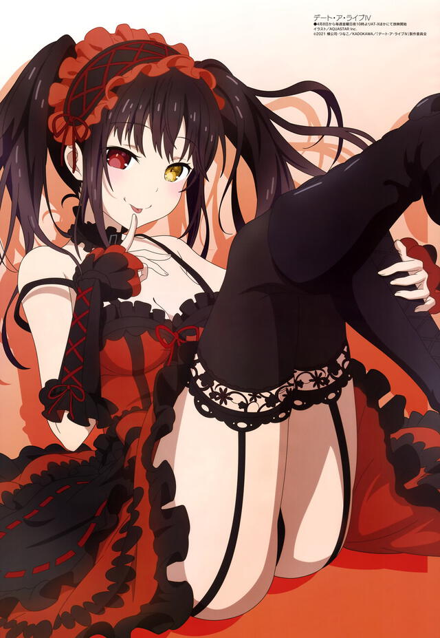 “Date a Live”: revelan impresionante poster de Kurumi de cara a la nueva temporada