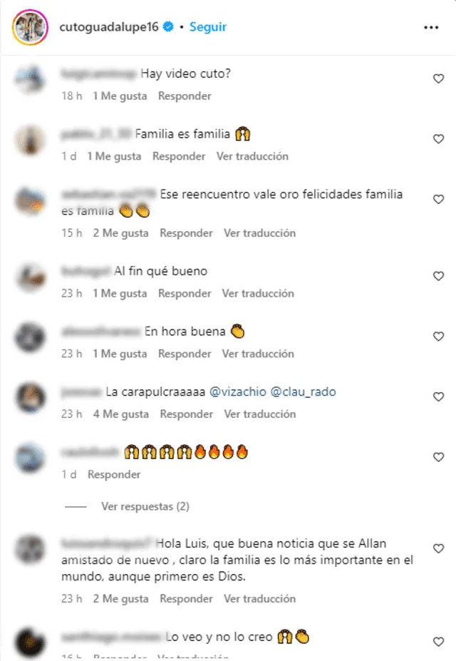 Usuarios respaldaron la reunión entre el 'Cuto' yJefferson Farfán. Foto: Cuto Guadalupe/Instagram Usuarios respaldaron la reunión entre el 'Cuto' yJefferson Farfán. Foto: Cuto Guadalupe/Instagram