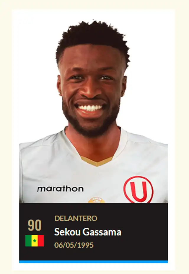 Sekou Gassama tendrá el número más alto de toda la plantilla crema. Foto: Universitario   