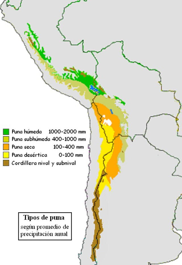  Los climas de la Puna varía desde su inicio en Perú hasta su fin en Argentina. Foto: CDN<br>    