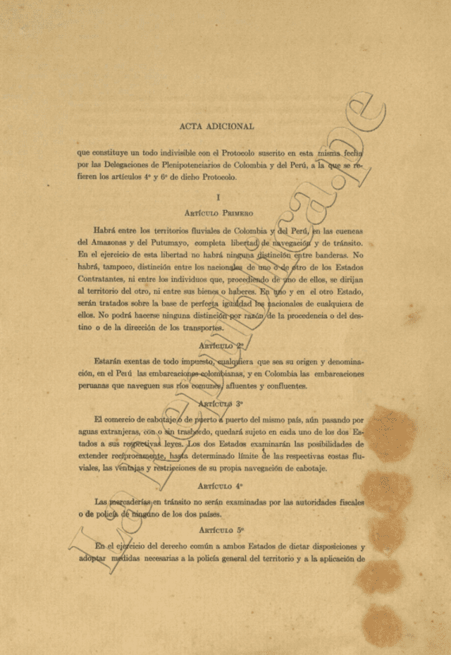El acuerdo establece que si en un futuro existiera conflicto, los gobiernos de ambos países deberán solucionarlo.   
