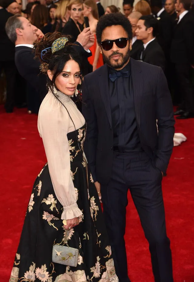 Lenny Kravitz y Lisa Bonet