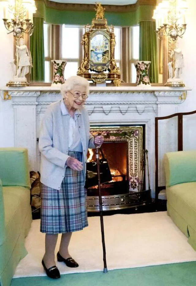 La última foto de la Reina Isabel II horas antes de la recaída de su salud