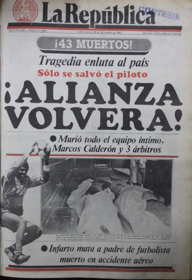 Alianza Lima tragedia Fokker