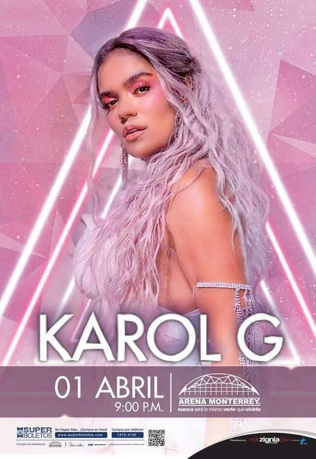 Karol G retorna a México el 1 y 2 de abril. (Foto: Facebook)