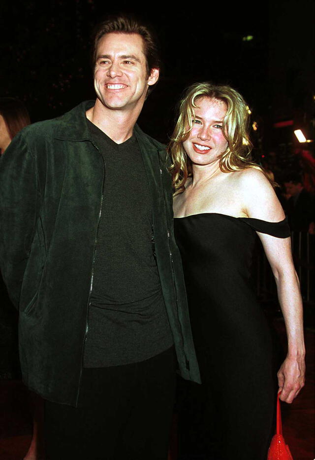 Renée Zellweger junto a Jim Carrey