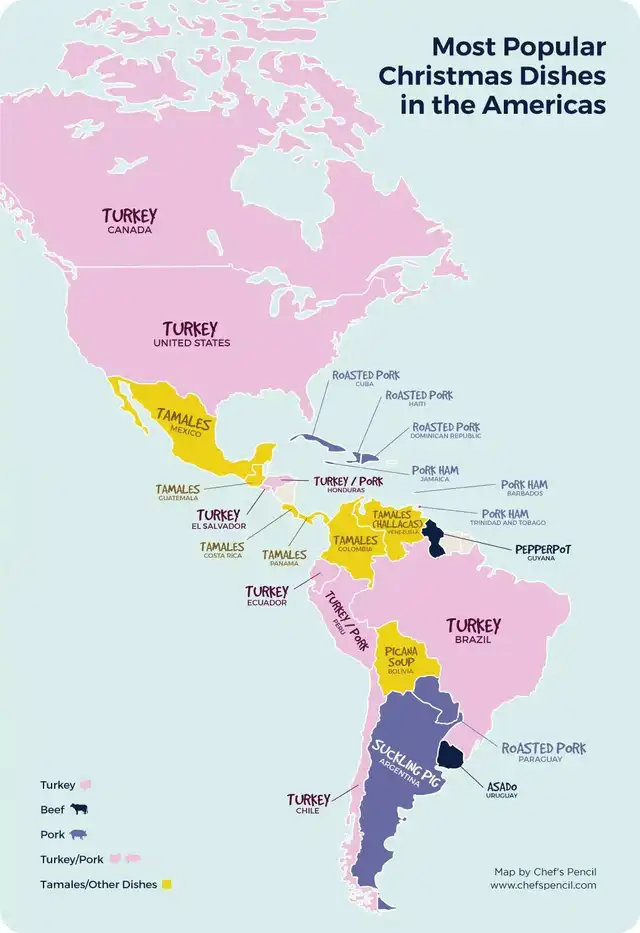  Cenas más famosas de América cuando celebran Navidad. Foto: Chef’s Pencil<br>    