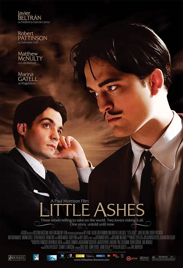 "Little ashes" se estrenó en 2008 y vino protagonizada por Robert Pattinson como Salvador Dalí