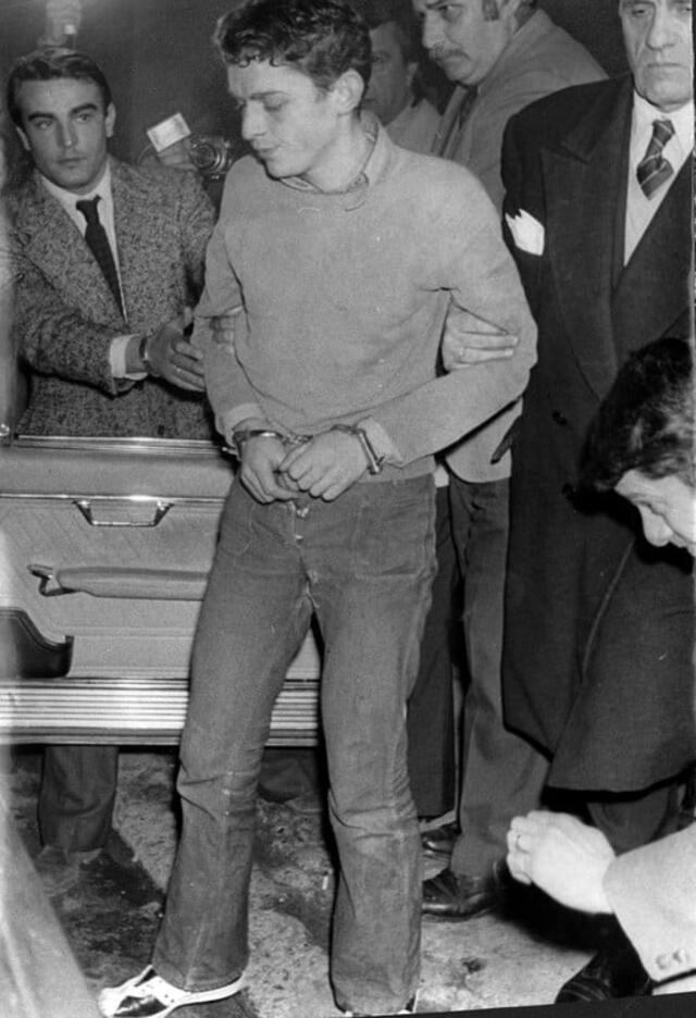 Carlos Robledo fue apresado en febrero de 1972 en en la casa de su abuela. Foto: Clarín