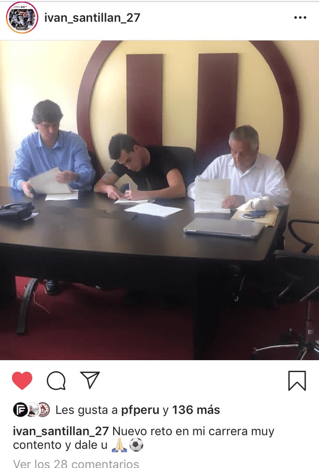Universitario de Deportes: Iván Santillán-Instagram