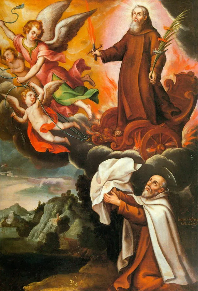 Representación de San Eliseo. (Foto: Apostolado Caballero de la Inmaculada)
