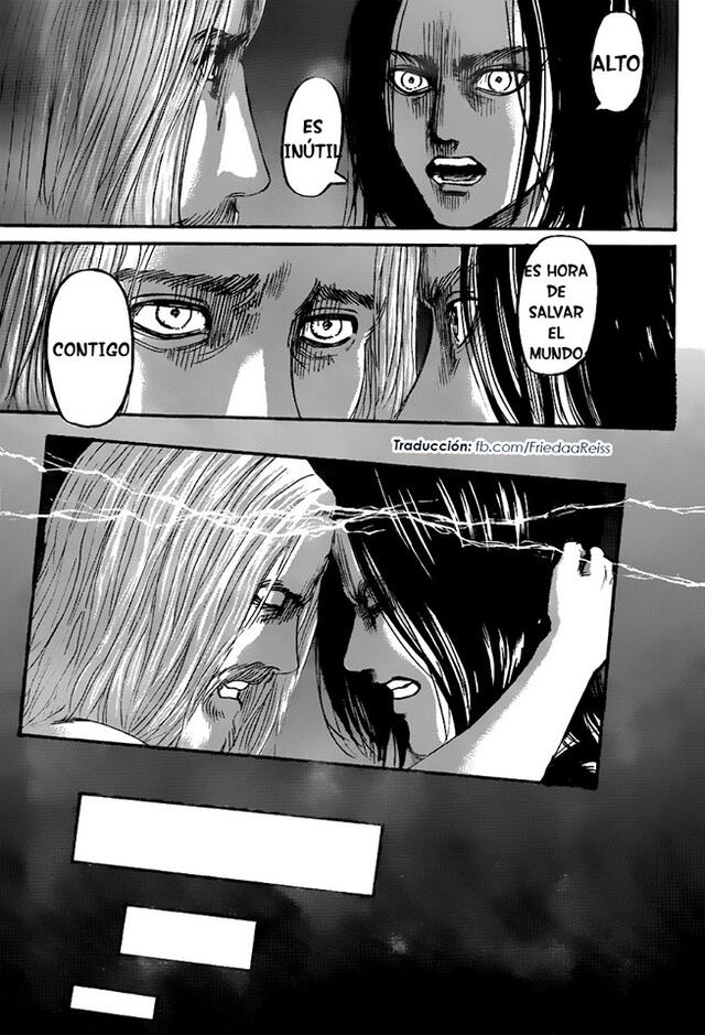 Shingeki no Kyojin manga 120 [ONLINE]:  ¿Eren o Zeke se quedarán con el poder de Ymir?