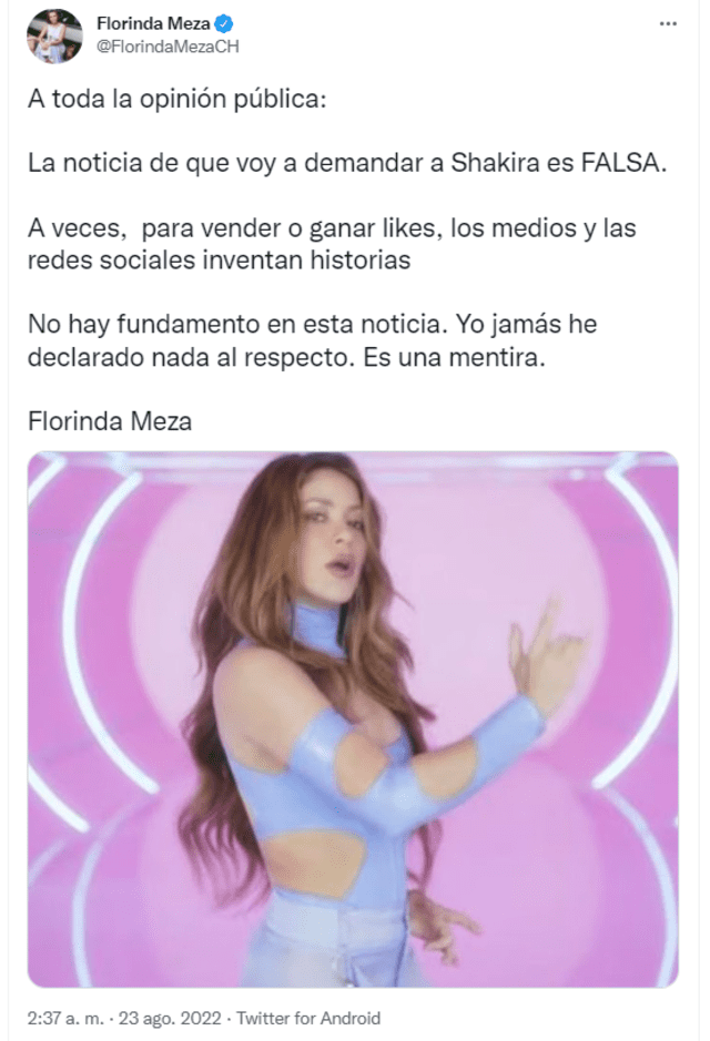 Florinda Meza Shakira