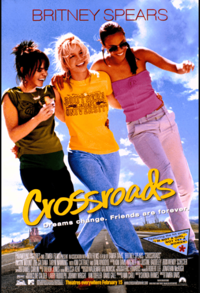 Britney Spears tenía 21 años cuando grabó 'Crossroads'. Foto: IMDb   