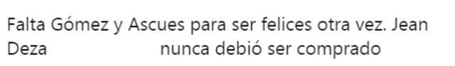 Opiniones de los hinchas de Alianza Lima en Twitter.