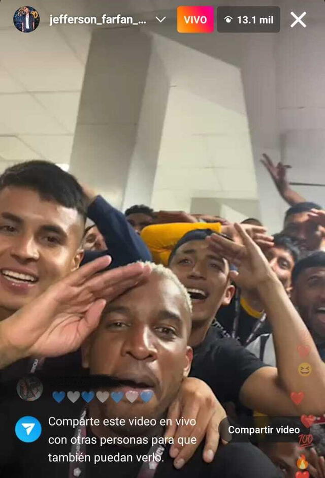 Jugadores de Alianza Lima le "dedicaron" un saludo a Universitario de Deportes. Foto: captura Instagram/ Jefferson Farfán
