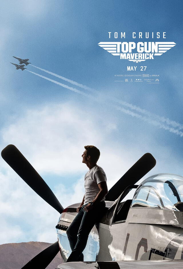 "Top Gun: Maverick" por fin se estrenará este 27 de mayo. Foto: Paramount.
