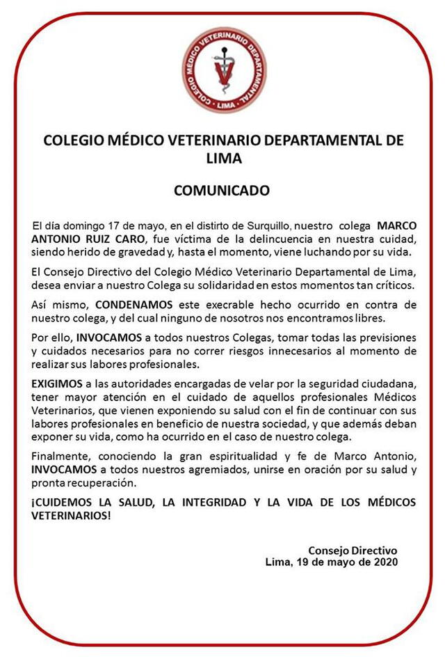 Colegio Médico Veterinario de Lima