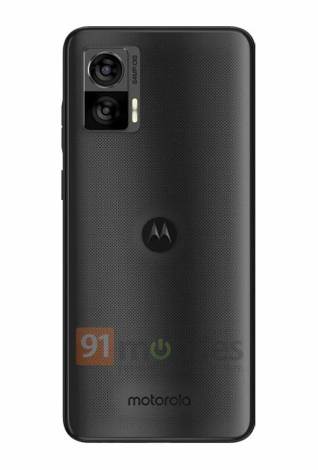 Parte trasera del Motorola Edge 30 Lite