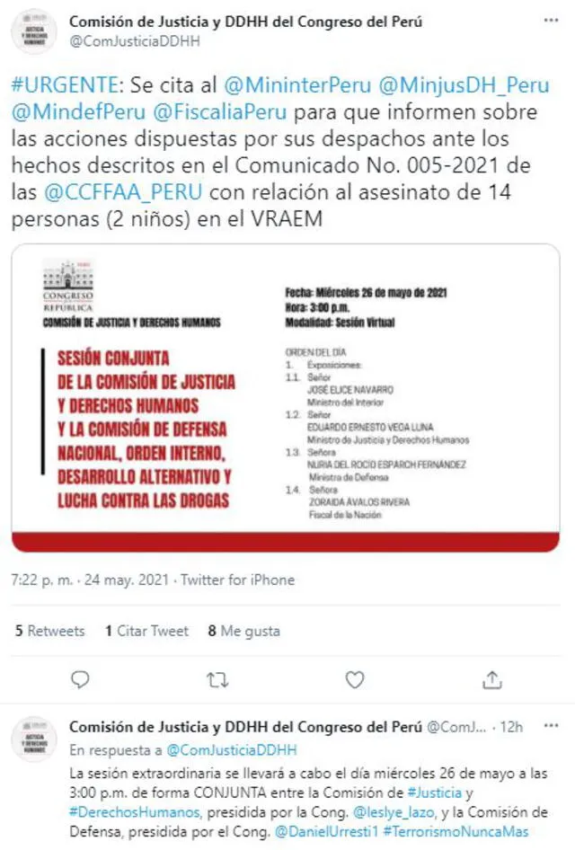 Anuncio de convocatoria.