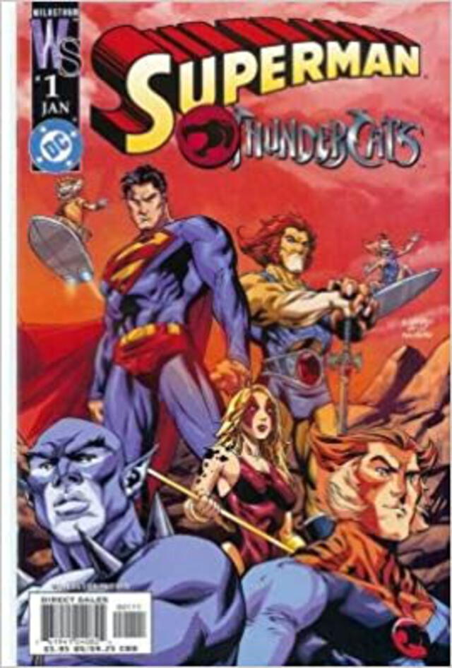 Los Thundercats y Superman tuvieorn una aventura juntos en los cómics de DC
