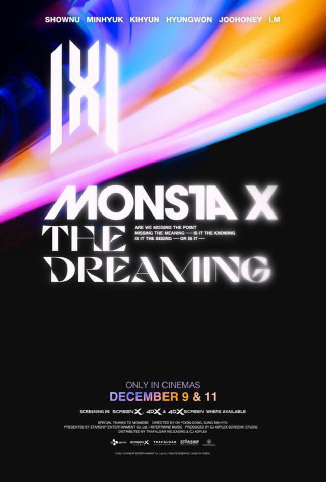 MONSTA X, the dreaming, películas, Cinemark Perú