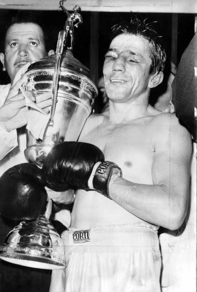 Horacio Accavallo se consagró como el segundo campeón mundial del boxeo argentino en peso mosca. Foto: El Clarín