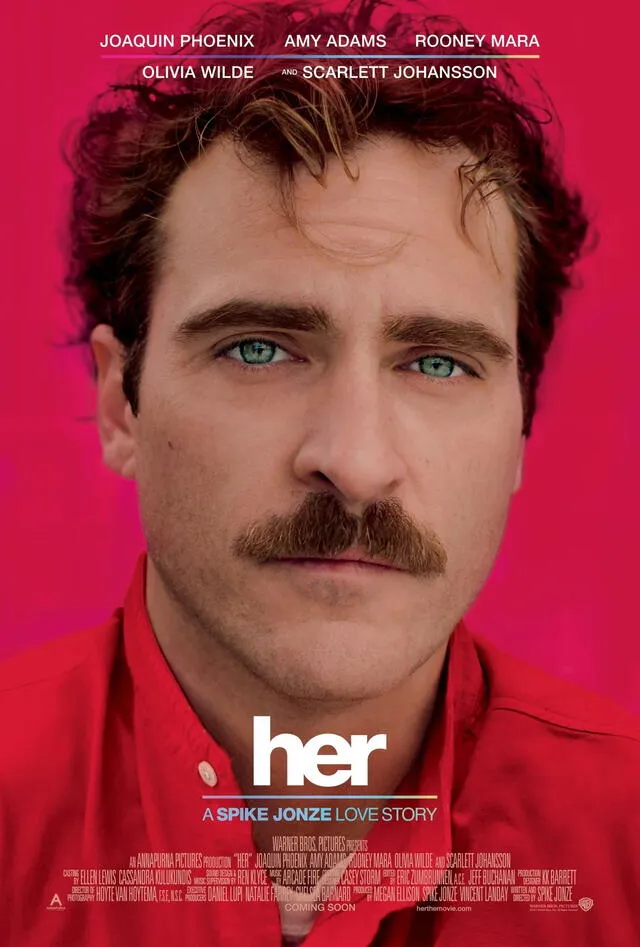 Póster oficial de "Her". Foto: Annapurna Pictures   