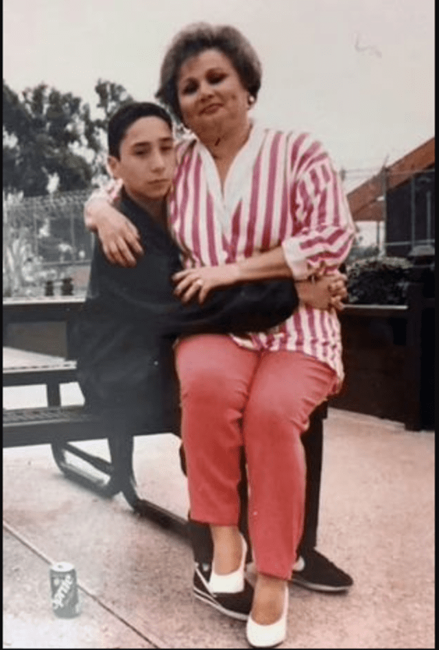 Michael Corleone, de niño. y su madre Griselda Blanco. Foto: The Mirror.   