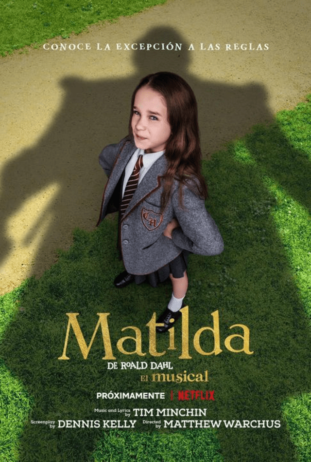 Poster oficial de "Matilda, el musical"