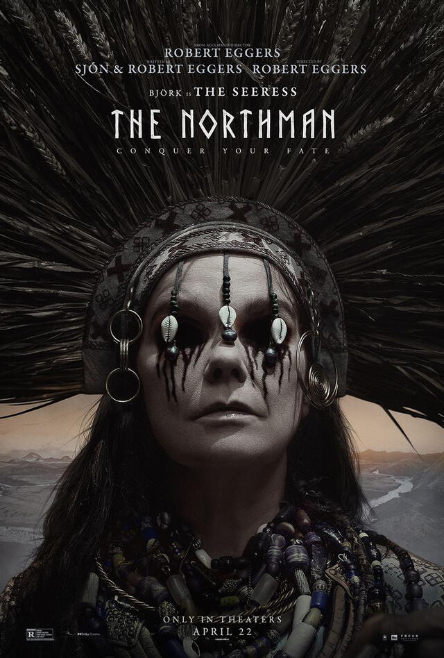 Bjork: "The Northman", afiche promocional. Foto: Focus Features.