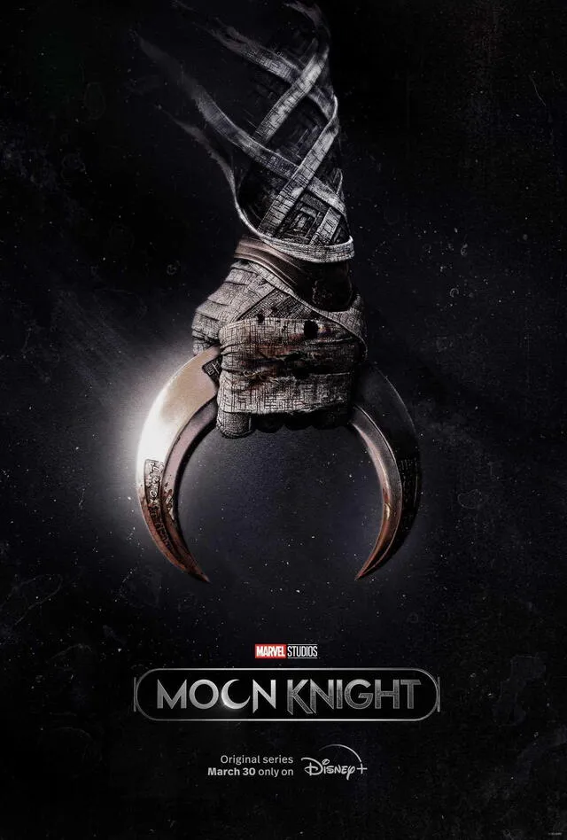 Poster oficial de Moon Knight. Foto: Disney Plus