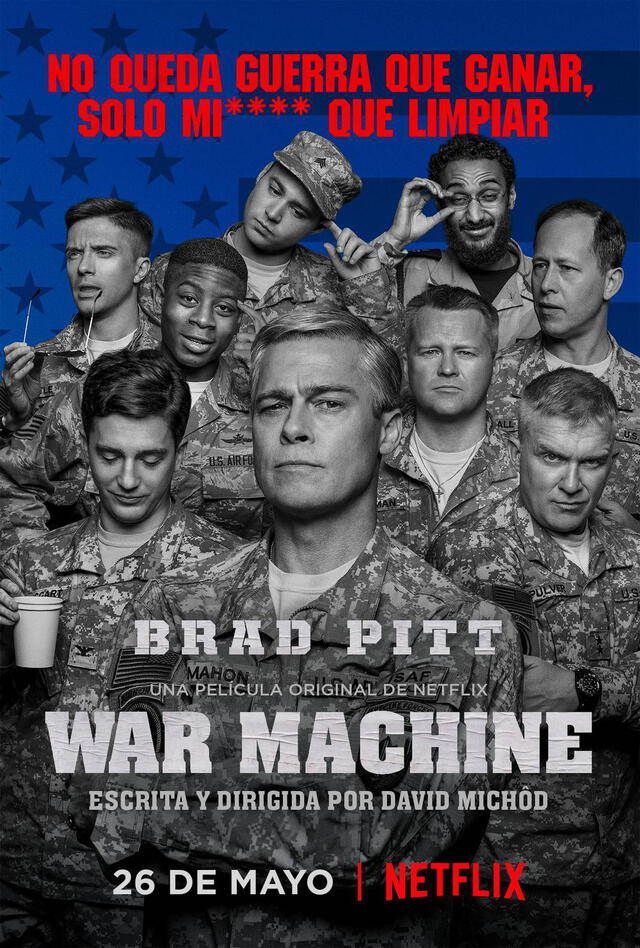 Brad Pitt: Netflix revela nuevo trailer de la serie War Machine|VIDEO Brad Pitt: Netflix revela nuevo trailer de la serie War Machine|VIDEO