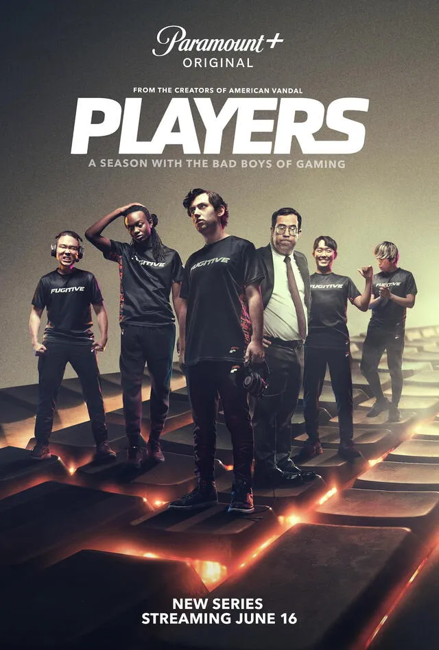 Poster oficial de "Players", la nueva serie de espots que llega a Paramount+. Foto: Paramount+