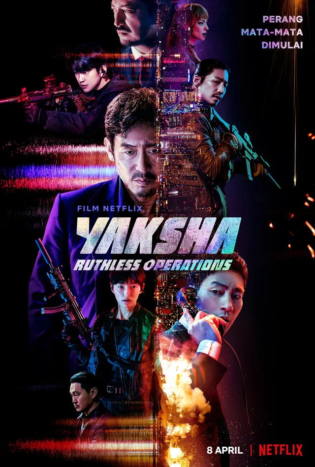 “Yaksha, operaciones despiadadas” es una cinta de acción dirigida por Na Hyeon que trata sobre espías y agentes secretos. Foto: Netflix.