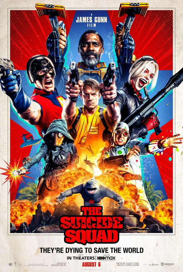 The Suicide Squad póster oficial. Foto: Warner Bros.