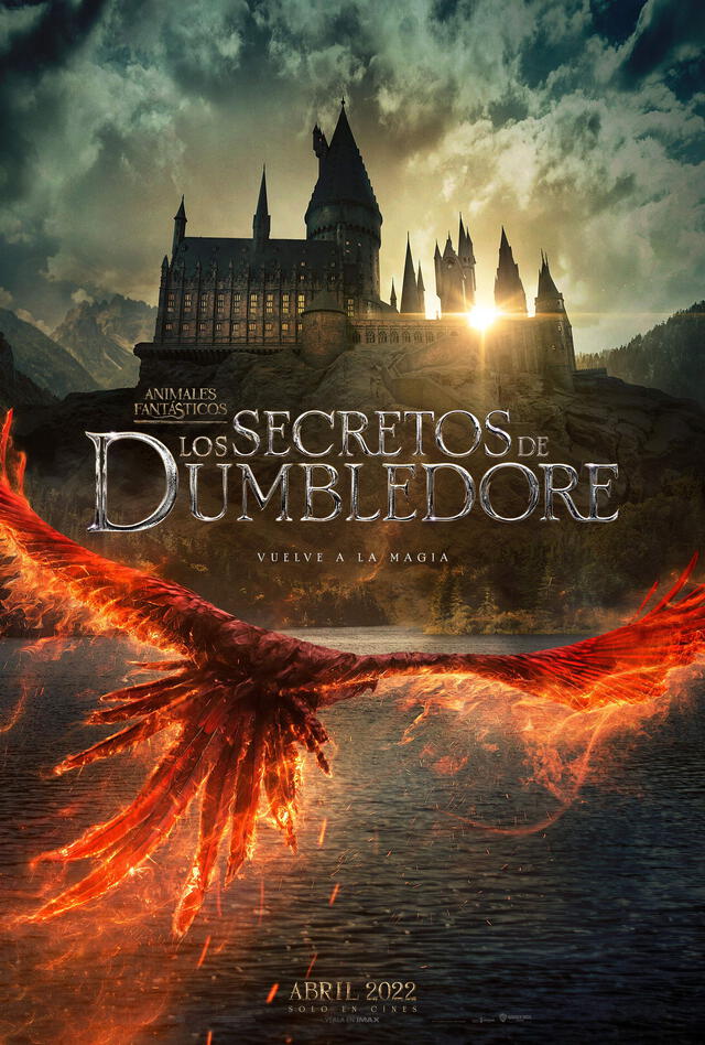Afiche oficial de Animales fantásticos: Los secretos de Dumbledore. Foto: Warner Bros.