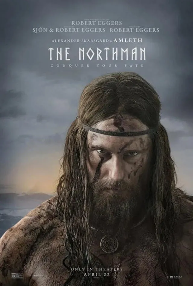 Amleth: "The Northman", afiche promocional. Foto: Focus Features.