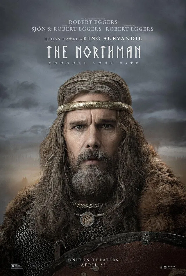 El rey Horvendill  "The Northman", afiche promocional. Foto: Focus Features.