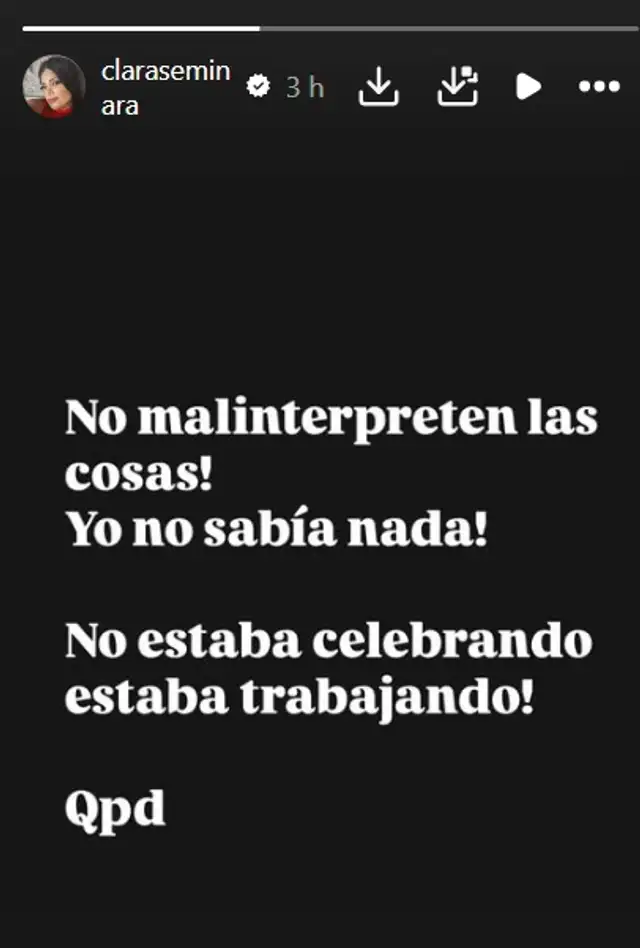 La actriz Clara Seminara, quien había denunciado a 'Yuca', defendió su publicación, alegando que desconocía la noticia de su muerte. La actriz Clara Seminara, quien había denunciado a 'Yuca', defendió su publicación, alegando que desconocía la noticia de su muerte.